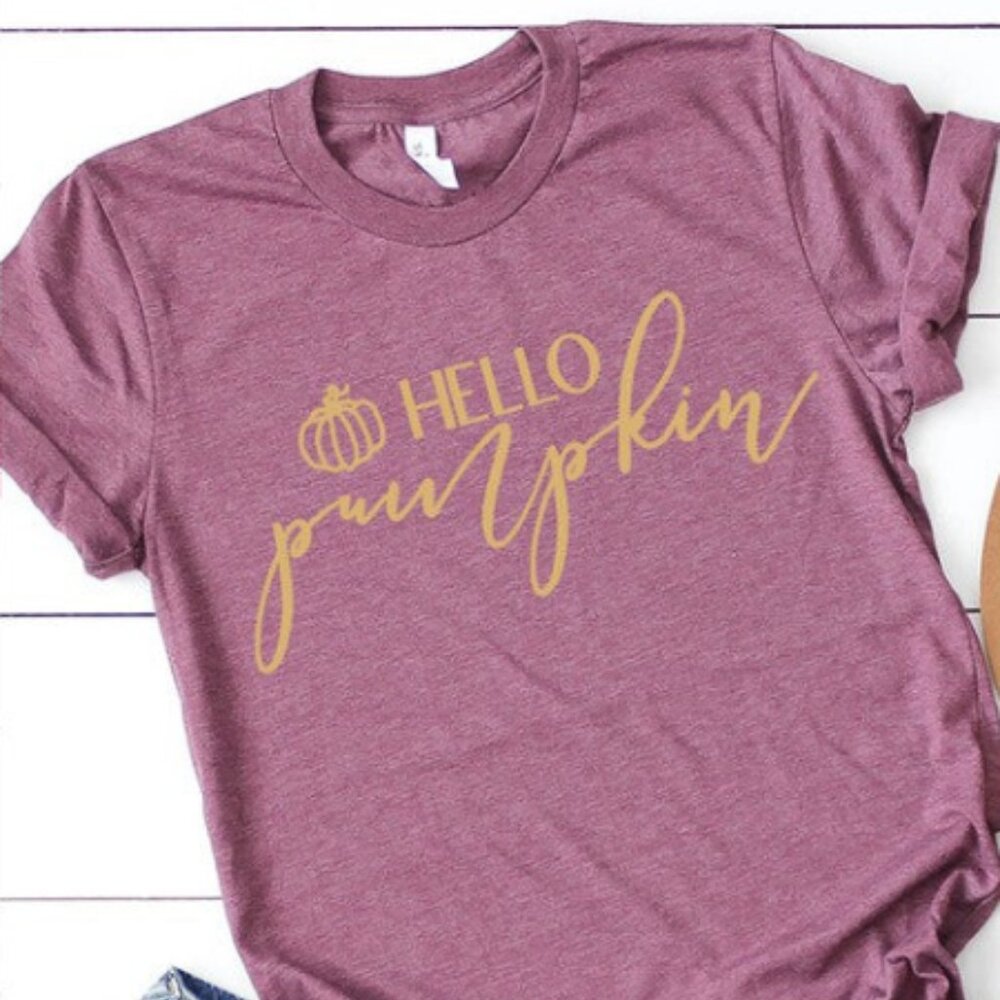 Hello Pumpkin Fall Shirt